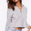 Marled Half-Zip Sweater