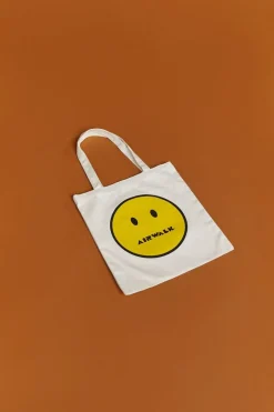 Men Airwalk Happy Face Tote Bag