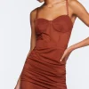 Mesh Bustier Mini Dress