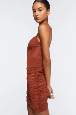 Mesh Bustier Mini Dress