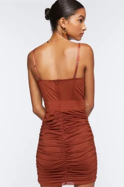 Mesh Bustier Mini Dress