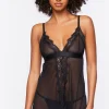 Mesh Cami & Thong Lingerie Set