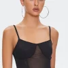 Mesh Cropped Cami