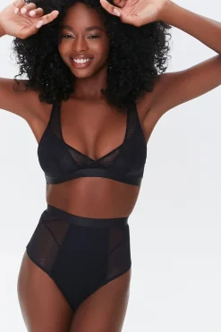 Mesh Embroidered Panties