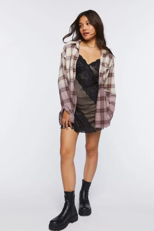 Mesh Slip Mini Dress