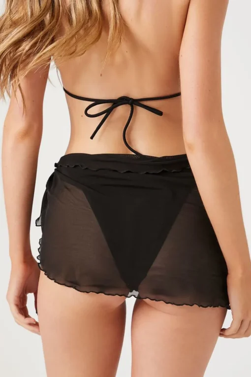 Mesh Swim Cover-Up Sarong