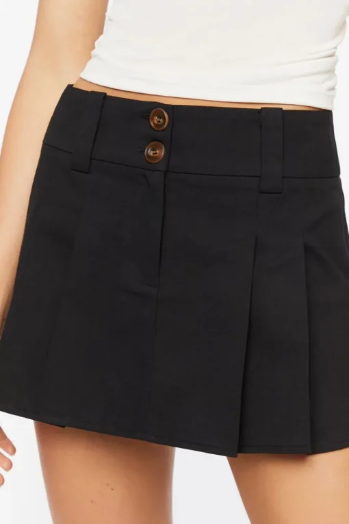 Micro Mini Pleated Skirt