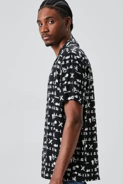 Midnight Print Buttoned Shirt