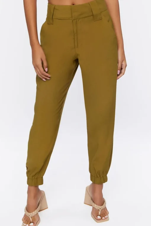 Mid-Rise Ankle Pants