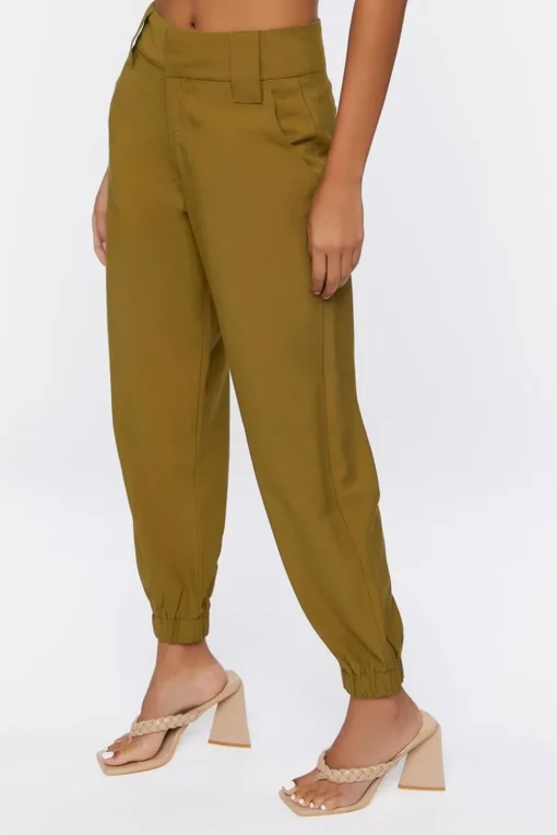 Mid-Rise Ankle Pants