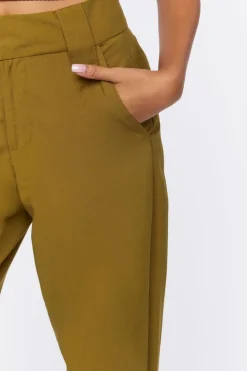 Mid-Rise Ankle Pants