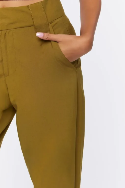 Mid-Rise Ankle Pants
