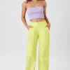 Mid-Rise Straight-Leg Cargo Pants