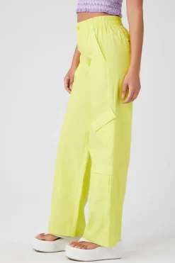 Mid-Rise Straight-Leg Cargo Pants