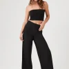 Mid-Rise Wide-Leg Pants