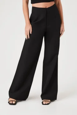 Mid-Rise Wide-Leg Pants