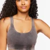 Mineral Wash Cutout Sports Bra