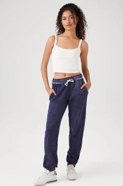Mineral Wash Drawstring Joggers