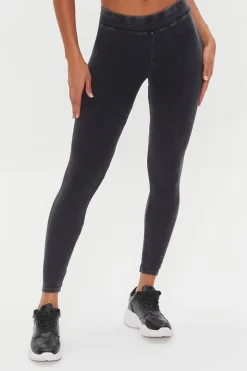 Mineral Wash Mid-Rise Leggings