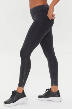 Mineral Wash Mid-Rise Leggings