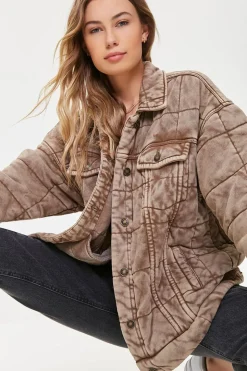 Mineral Wash Quilted Jacket