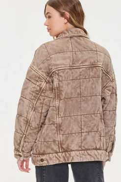 Mineral Wash Quilted Jacket