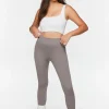 Mineral Wash Ribbed Leggings