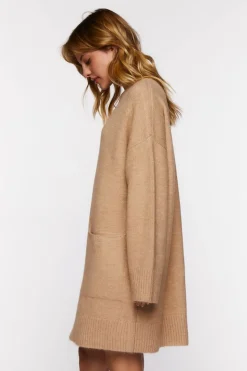 Mock Neck Sweater Dress