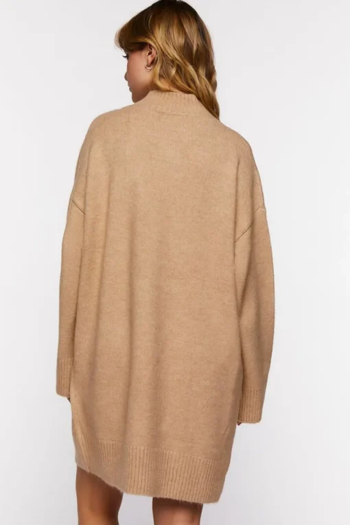 Mock Neck Sweater Dress