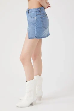 M-Slit Mini Skirt