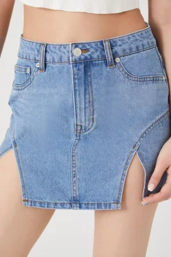 M-Slit Mini Skirt