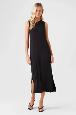 M-Slit Tank Midi Dress