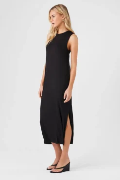 M-Slit Tank Midi Dress