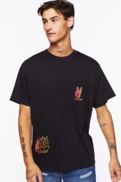 Mushroom & Butterfly Graphic Tee