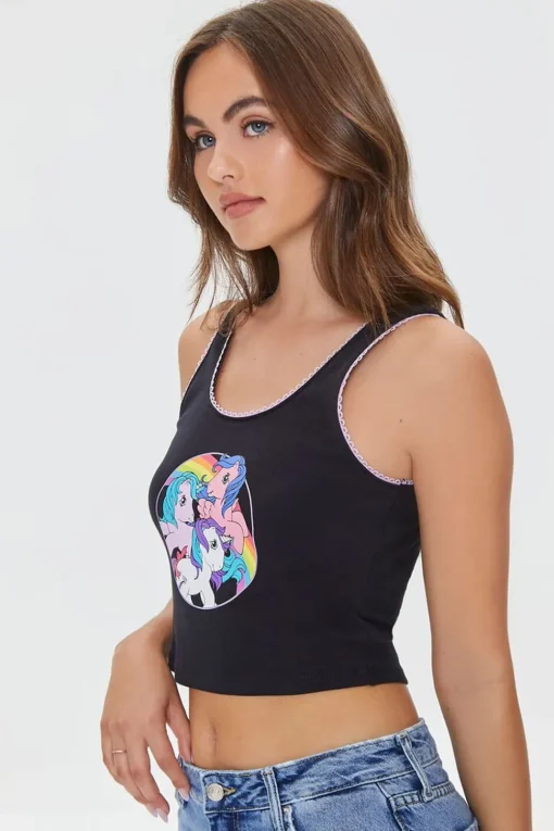 My Little Pony Graphic Crop Top