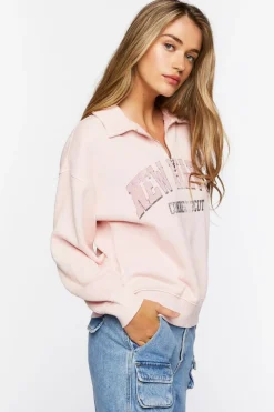 New Haven Graphic Half-Zip Pullover