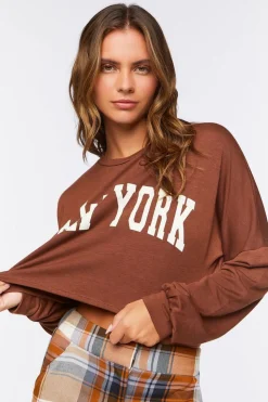 New York Cropped Graphic Tee