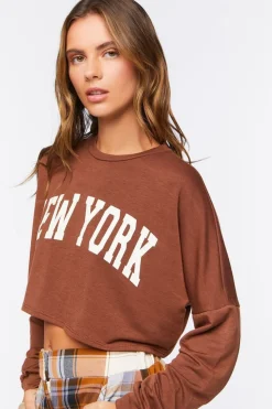 New York Cropped Graphic Tee