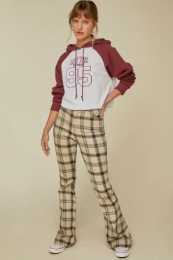New York Embroidered Raglan Hoodie