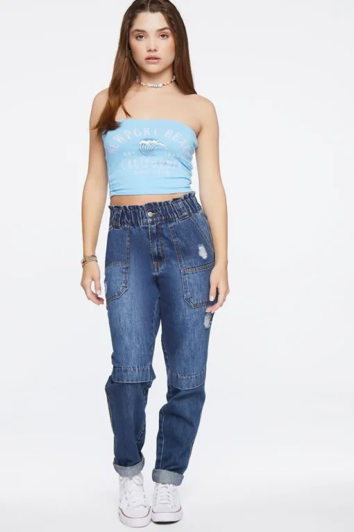 Newport Beach Graphic Tube Top