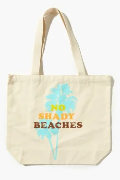 No Shady Beaches Graphic Tote Bag