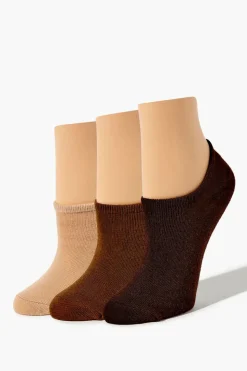 No-Show Socks - 3 Pack
