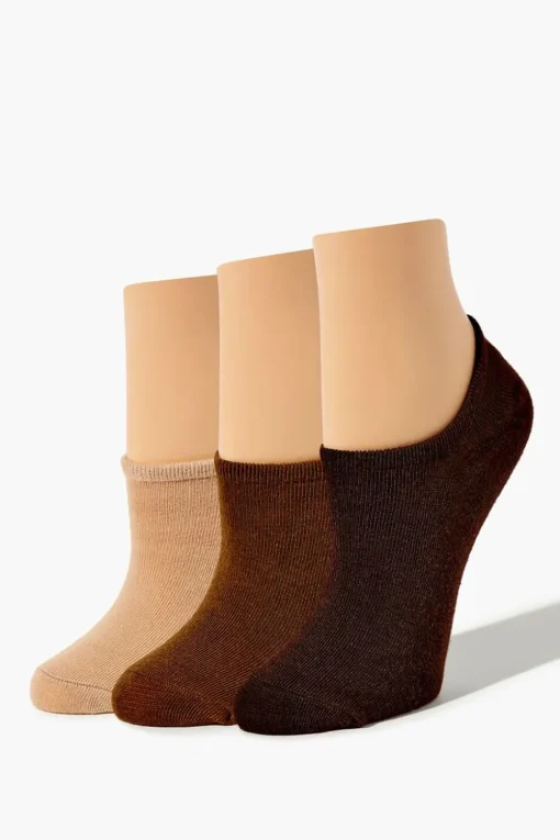 No-Show Socks - 3 Pack