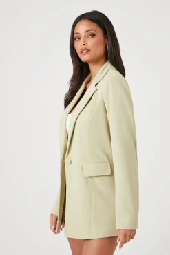 Notched Buttoned Blazer