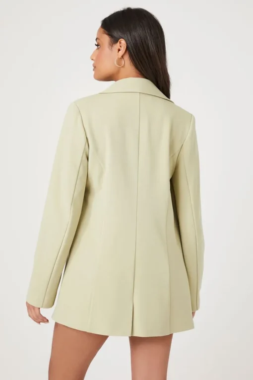 Notched Buttoned Blazer