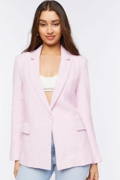 Notched Single-Breasted Blazer