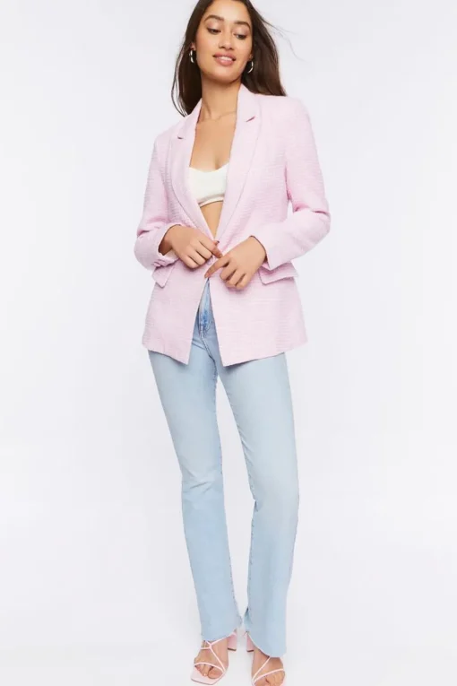 Notched Single-Breasted Blazer