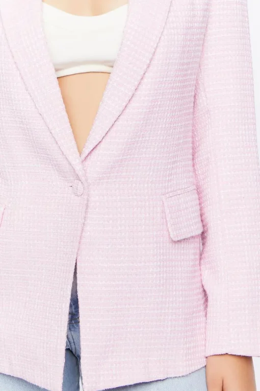 Notched Single-Breasted Blazer