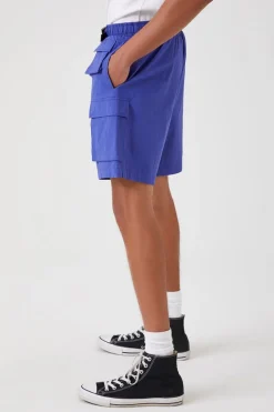 Nylon Utility Cargo Shorts