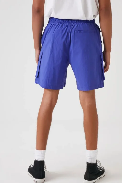 Nylon Utility Cargo Shorts